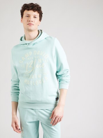CAMP DAVID Sweatshirt in Grün: Vorderseite