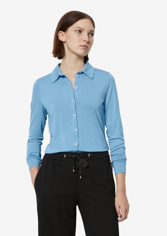 Marc O'Polo Blouse in Blauw: voorkant