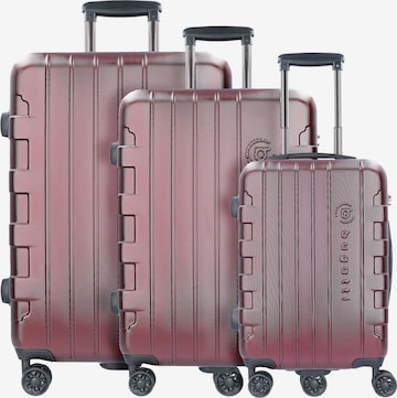 bugatti Kofferset 'Galatea' in Rot: Vorderseite