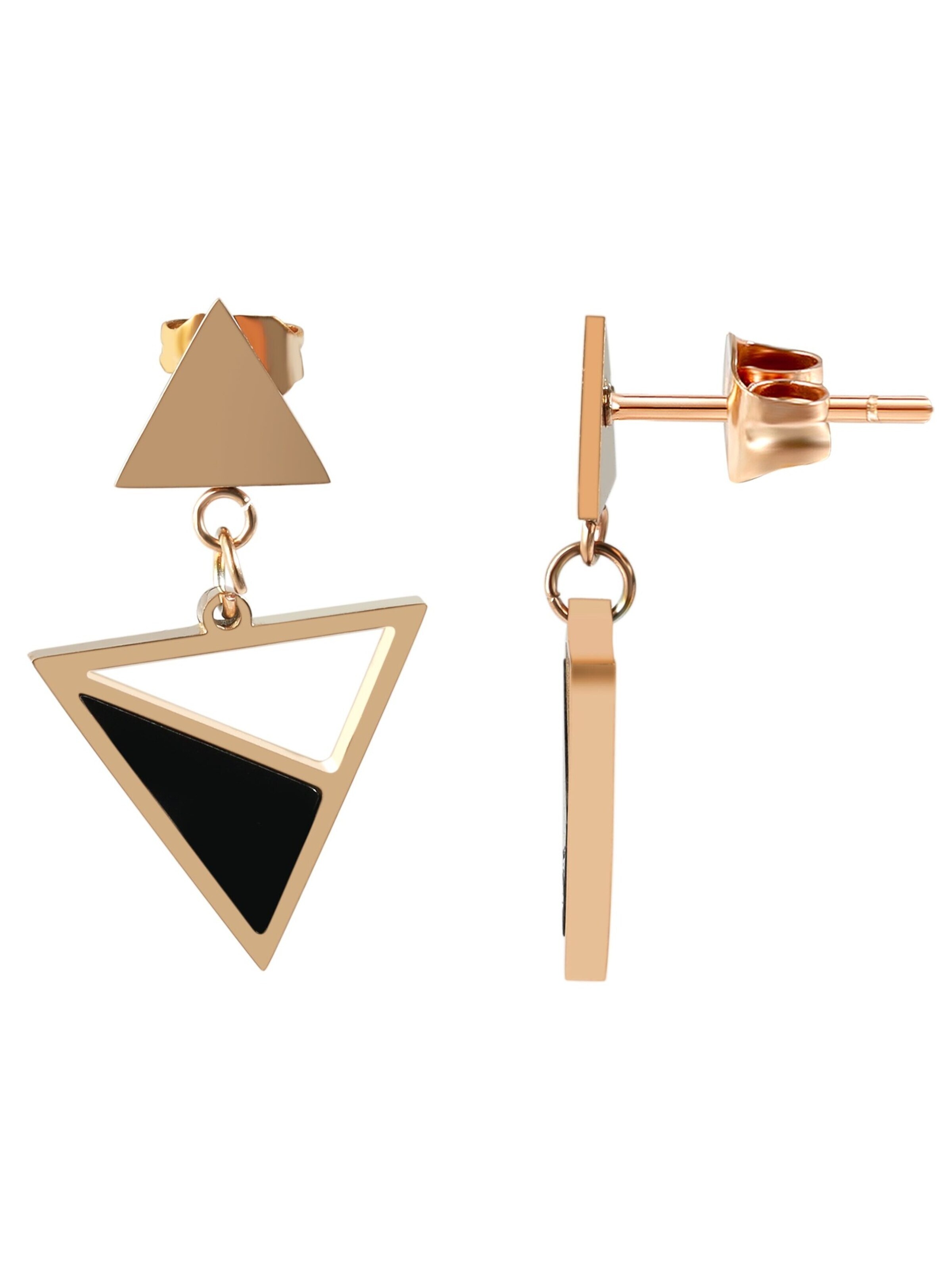 Akzent Ohrringe 'Consuelo, hautverträglich'‌‌‌‌‌‌‌‌‌ in Gold