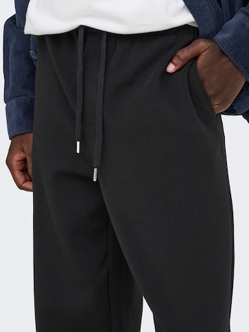 Only & Sons - Tapered Pantalón 'ONSGoyle' en negro