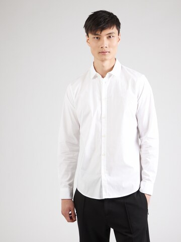 Slim fit Camicia di SCOTCH & SODA in bianco: frontale