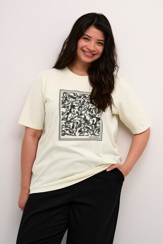 KAFFE CURVE Shirts 'Meri' i beige: forside