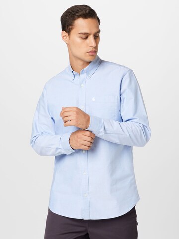 Carhartt WIP Regularny krój Koszula w kolorze niebieski: przód
