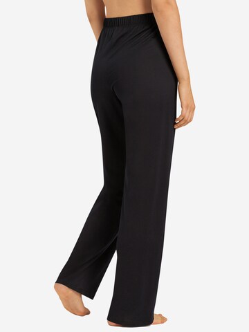 Hanro Pajama Pants 'Cotton Deluxe' in Black