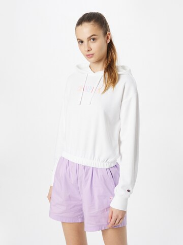 Champion Authentic Athletic Apparel Sweatshirt in White: front