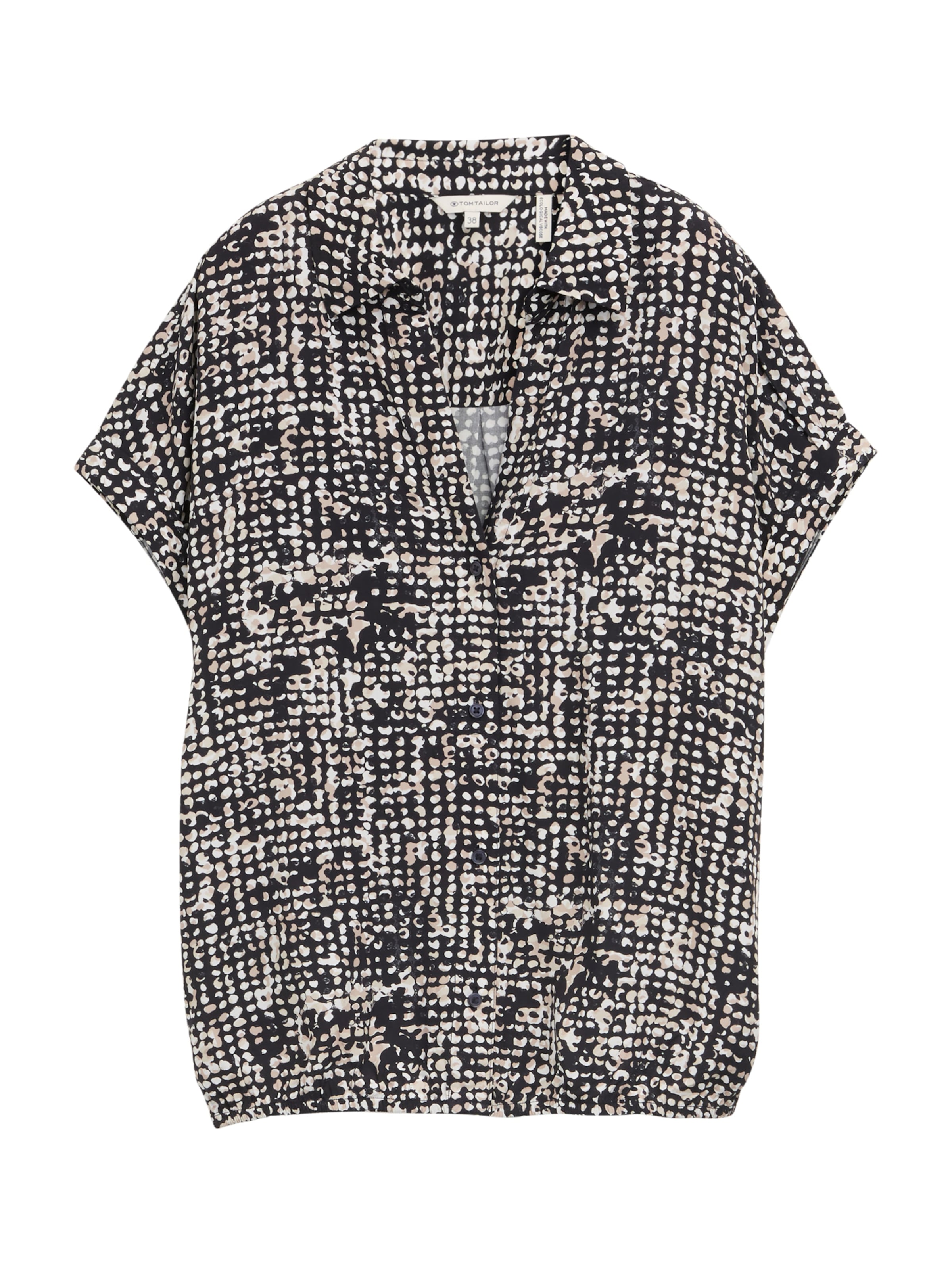 TOM TAILOR Pusero värissä musta: etupuoli