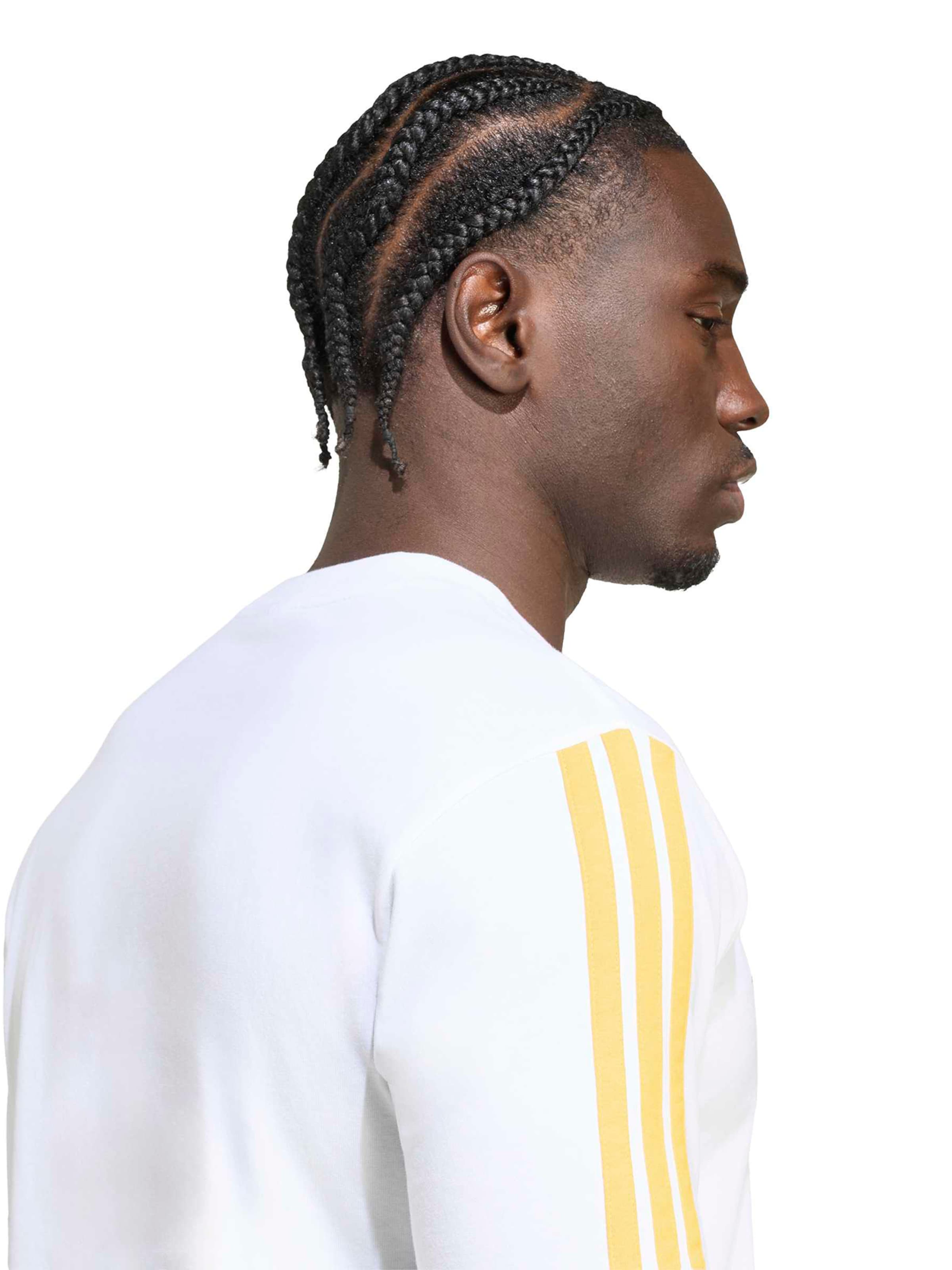 ADIDAS PERFORMANCE Λειτουργικό μπλουζάκι 'REAL DNA' σε λευκό