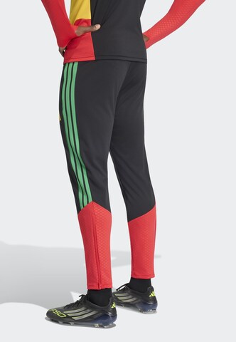 ADIDAS PERFORMANCE Slimfit Sportbroek 'Jamaika 26 x Bob Marley Tiro' in Zwart