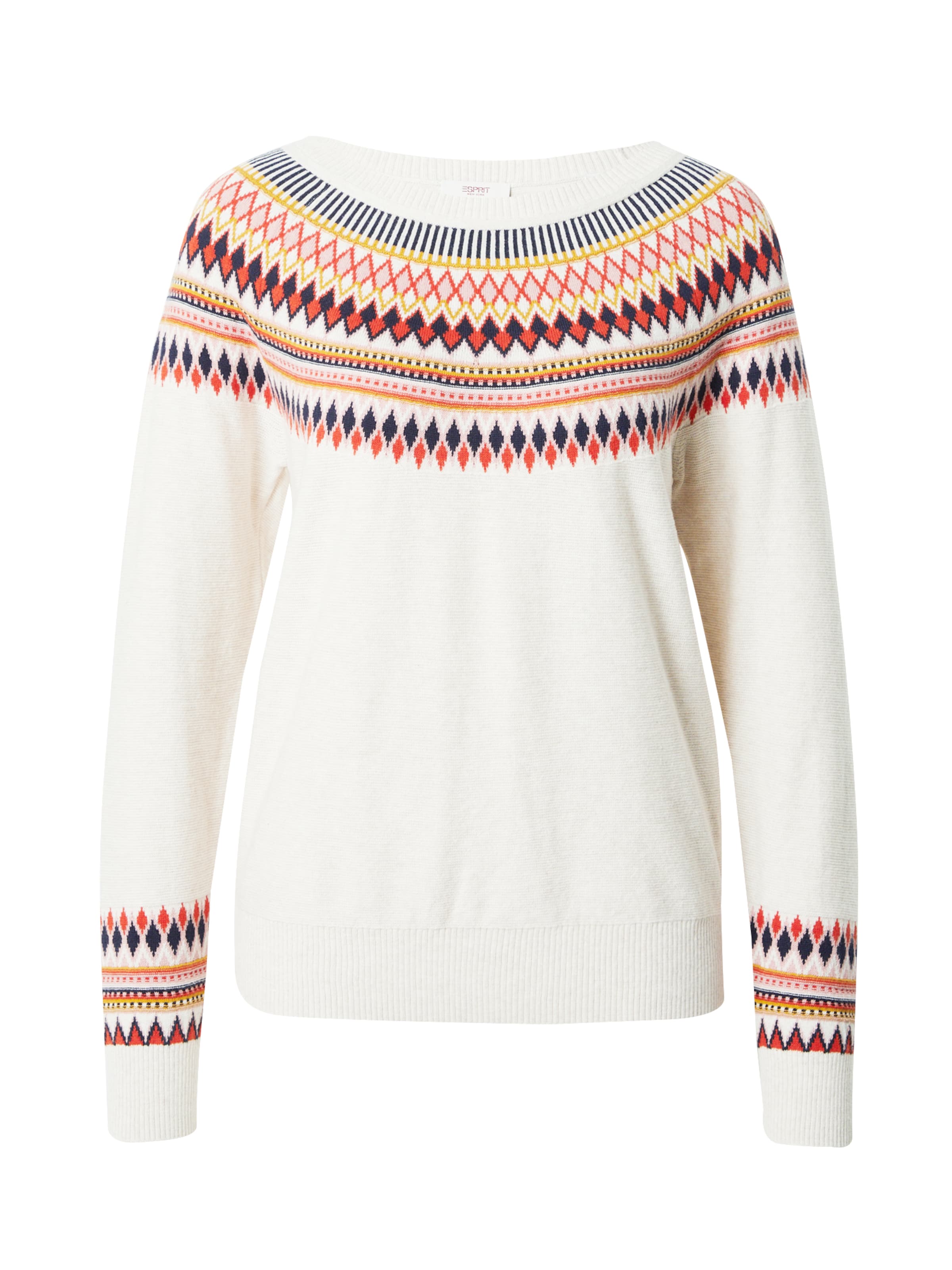 Pulover de la ESPRIT pe bej: față