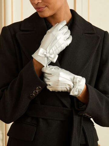 love & roses Rokavice | srebrna barva: sprednja stran