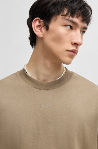 HUGO Shirt 'Dapolino' in Braun