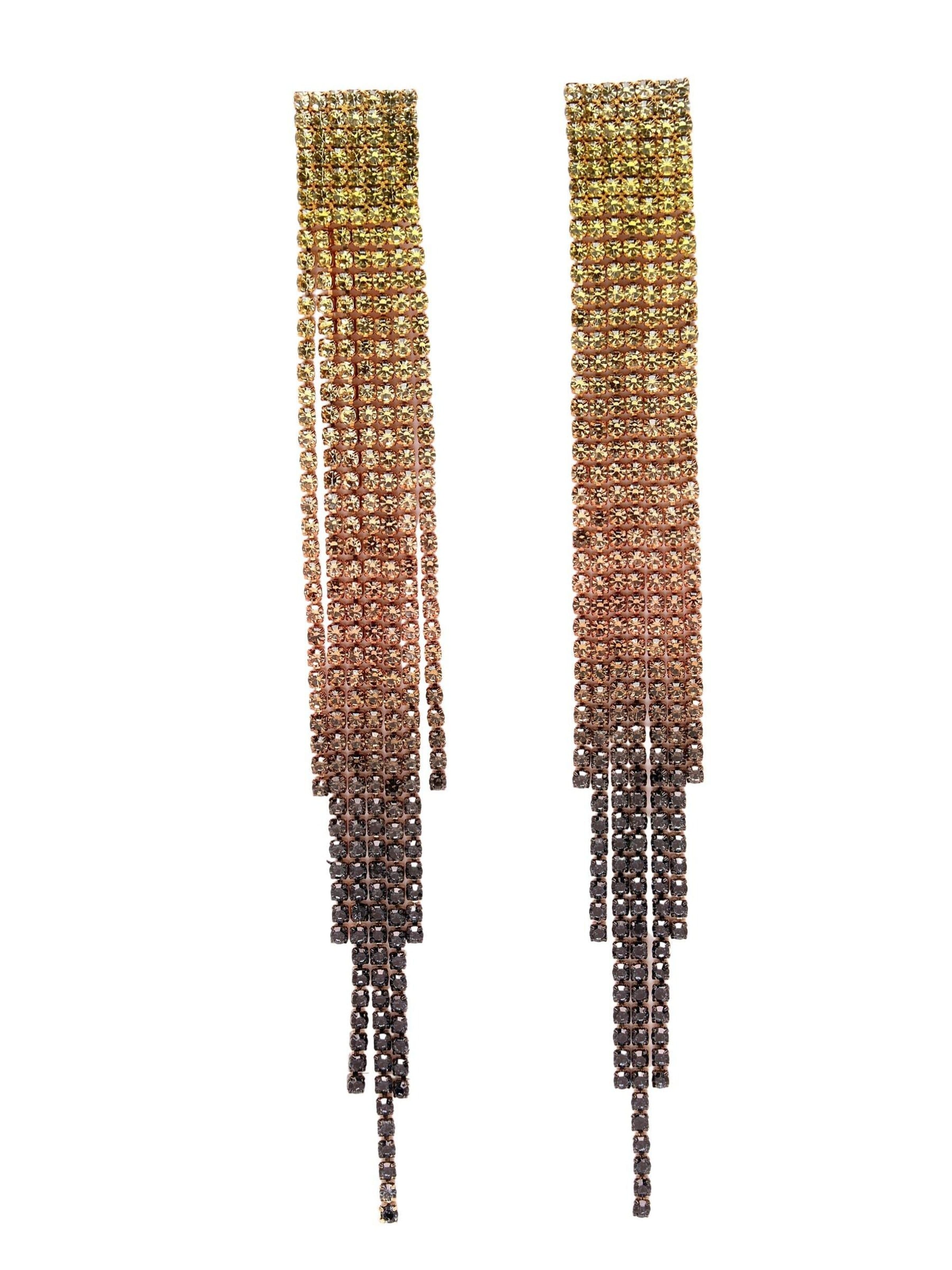 AVANT-GARDE PARIS Boucles d'oreilles 'Magdalenana' en One Size en mélange de couleurs, Vue avec produit
