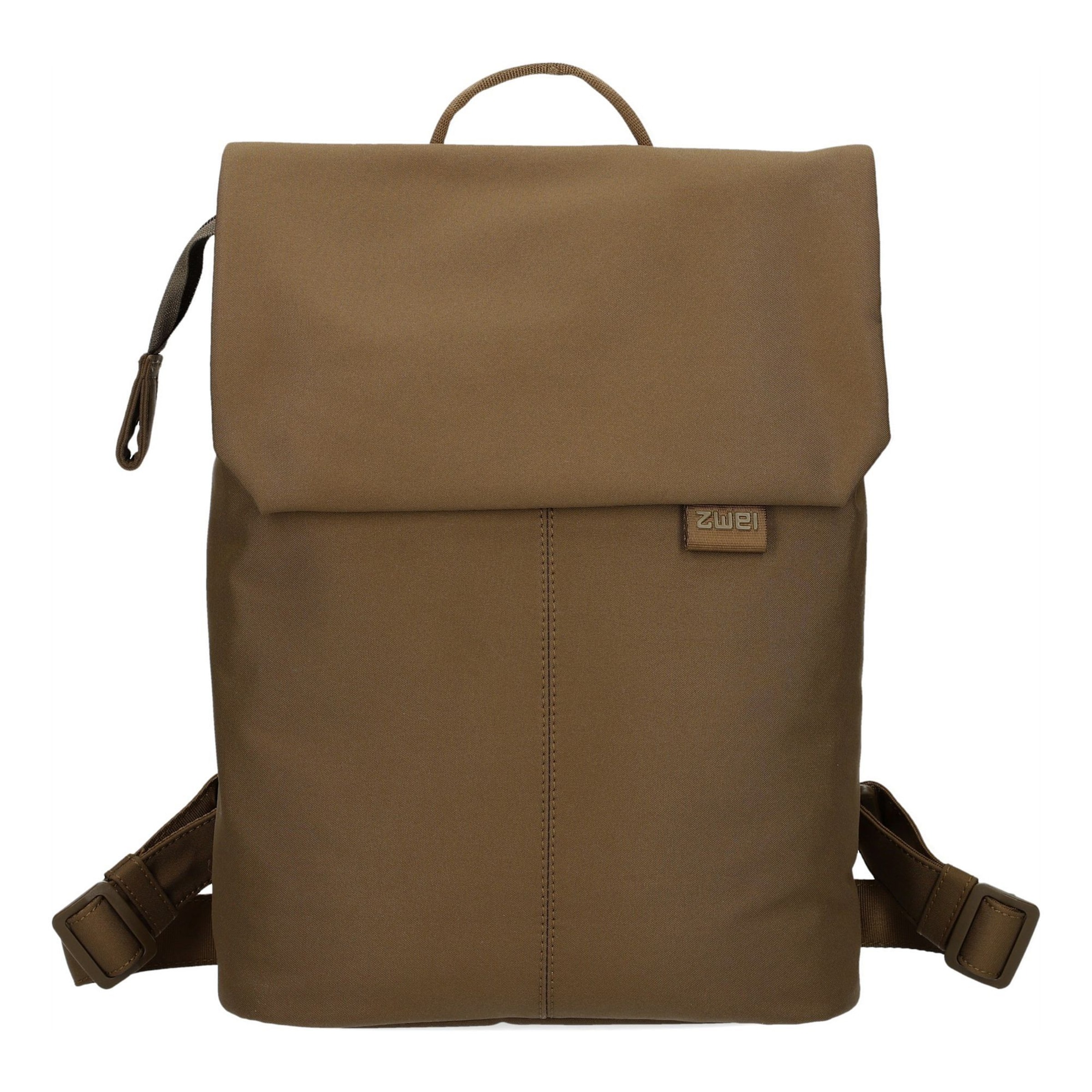 ZWEI Backpack 'Mademoiselle' in Brown: front