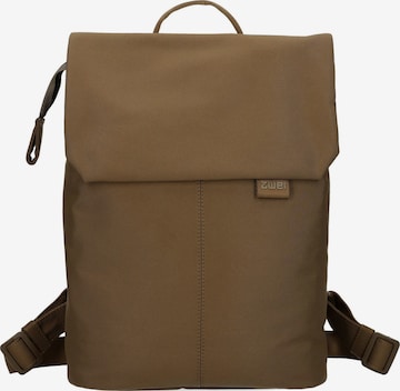 ZWEI Backpack 'Mademoiselle' in Brown: front