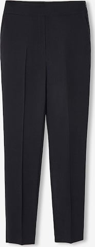 Coupe slim Pantalon à plis Ipekyol en noir : devant