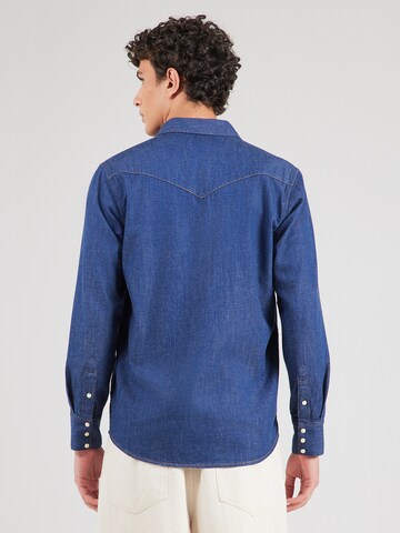 WRANGLER Regularny krój Koszula w kolorze niebieski