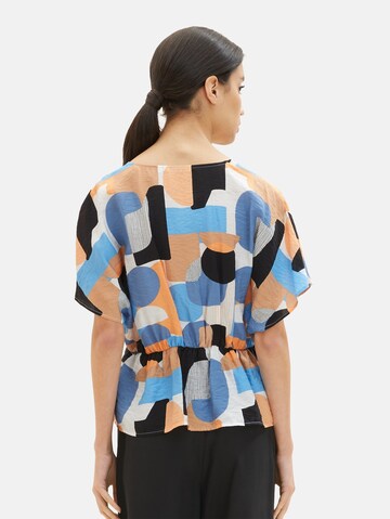 TOM TAILOR - Blusa em mistura de cores