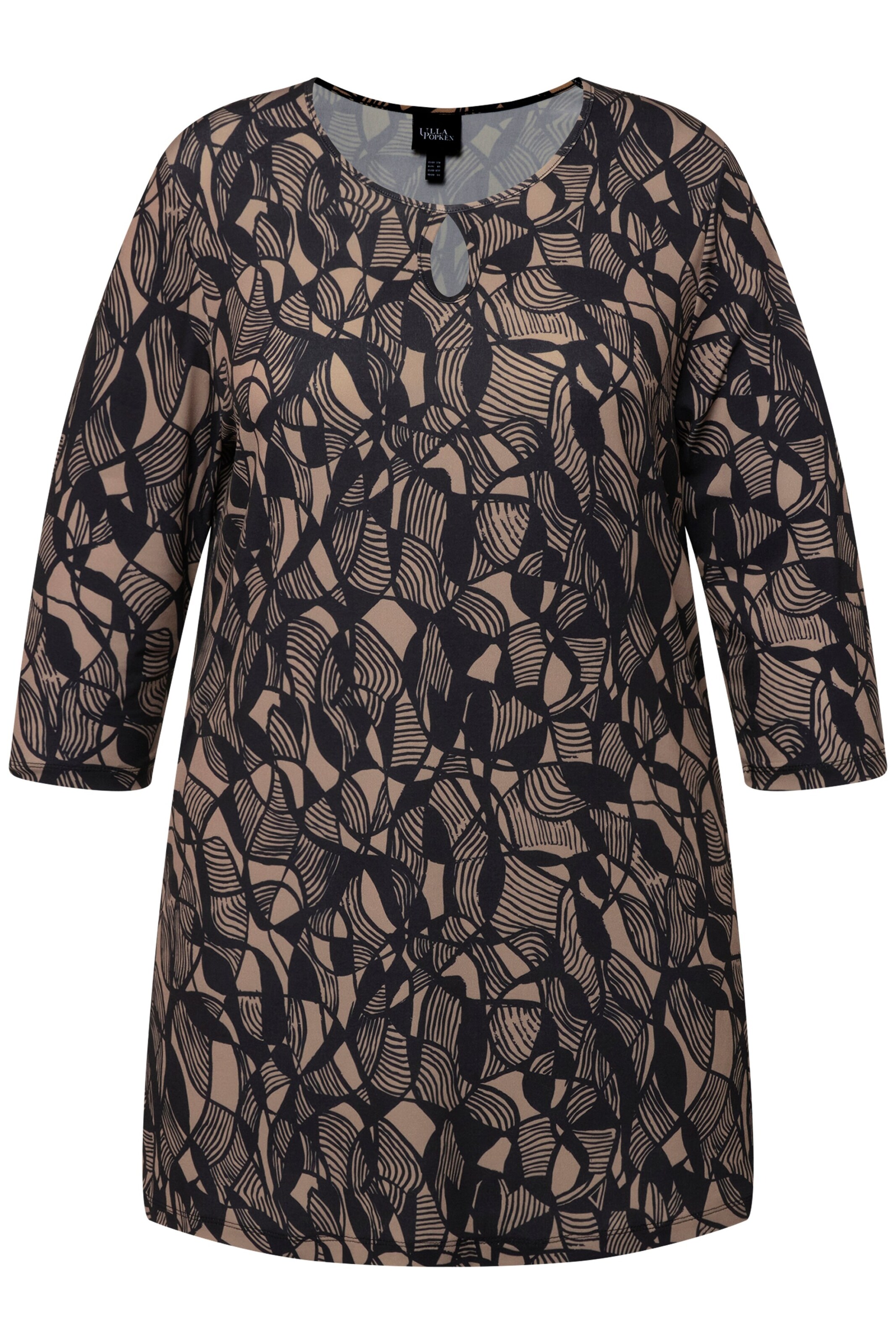 Ulla Popken Shirt in Black: front