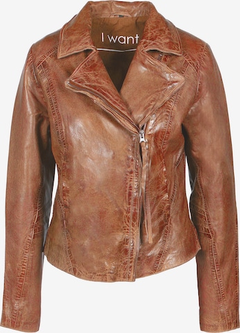 Veste mi-saison 'New Ruby' FREAKY NATION en marron : devant