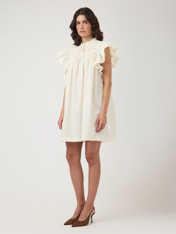 YAS Jurk 'YASLURA' in Beige