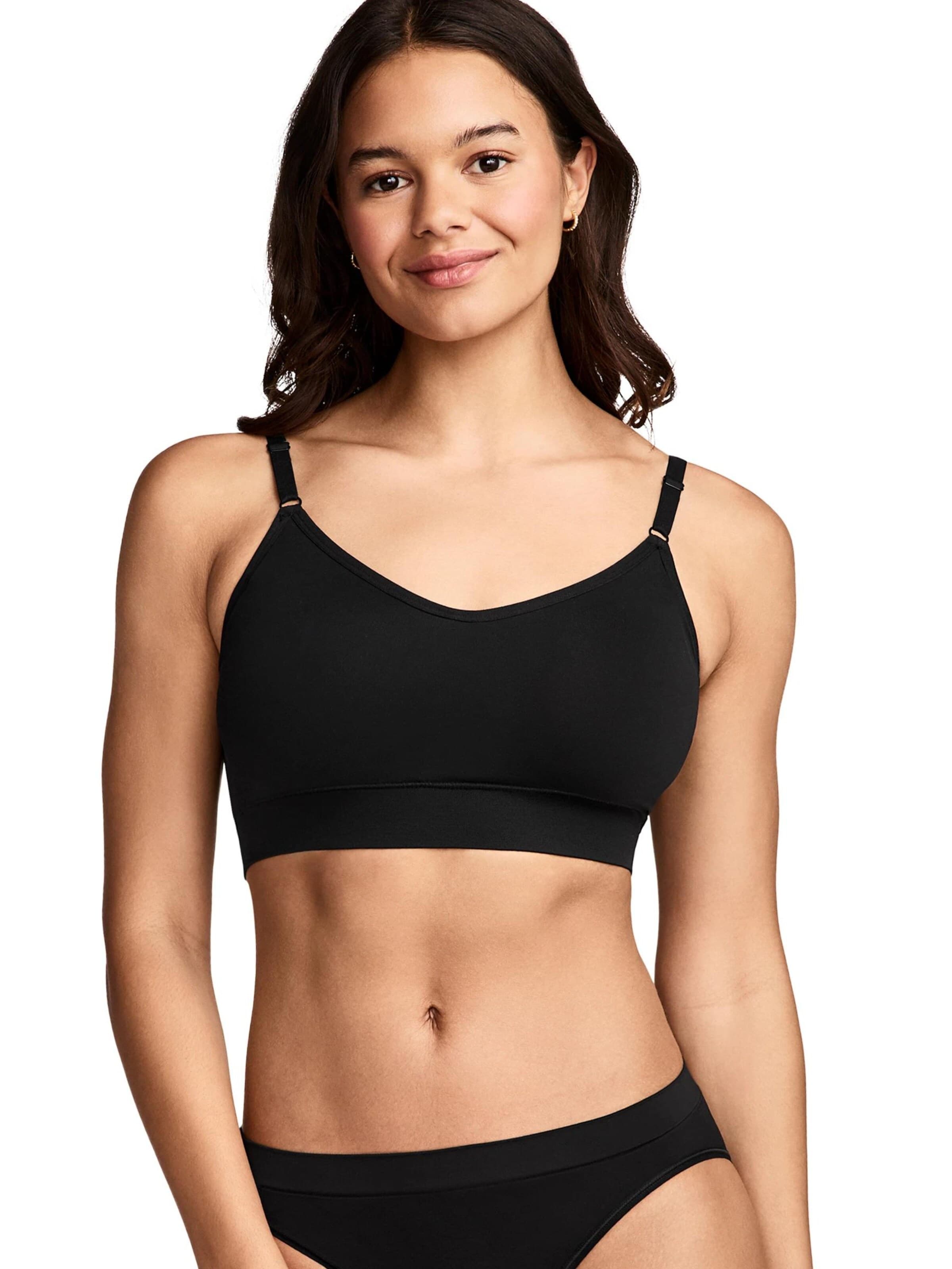 JOCKEY Sport-BH 'Seamfree™ Back Smoothing V-Neck Bralette'‌‌‌‌‌‌‌ in XXL in schwarz, Produktansicht