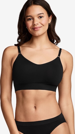 JOCKEY Sport-BH 'Seamfree™ Back Smoothing V-Neck Bralette' in XXL in schwarz, Produktansicht