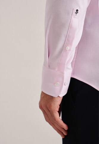 SEIDENSTICKER Slim Fit Hemd in Pink