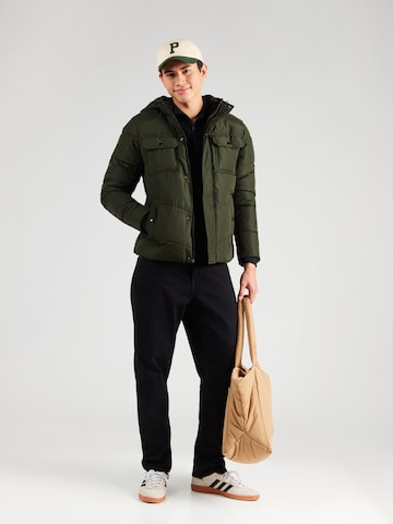 JACK & JONES Χειμερινό μπουφάν 'JJMORGAN' σε πράσινο
