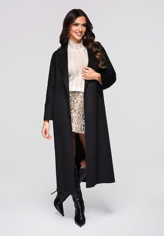 Ombre Tussenmantel in Zwart