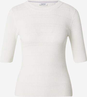 Pullover di ESPRIT in bianco: frontale