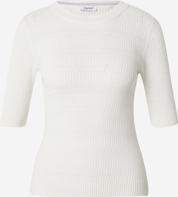 ESPRIT - Pullover em branco: frente