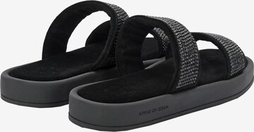 Apple of Eden Pantolette 'Clarice' in Schwarz