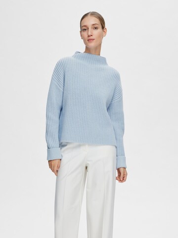 SELECTED FEMME Sweater 'Selma' in Blue: front