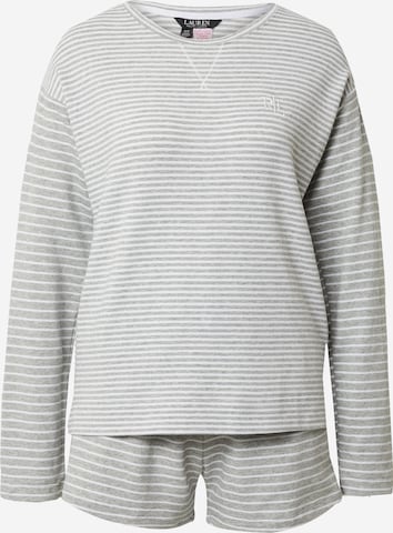 Pyjama Lauren Ralph Lauren en gris : devant