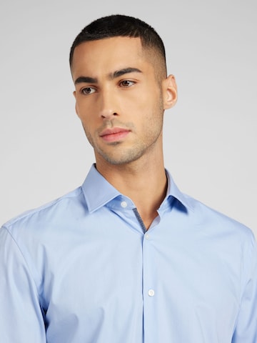 HUGO Red Slim fit Button Up Shirt 'Koey' in Blue