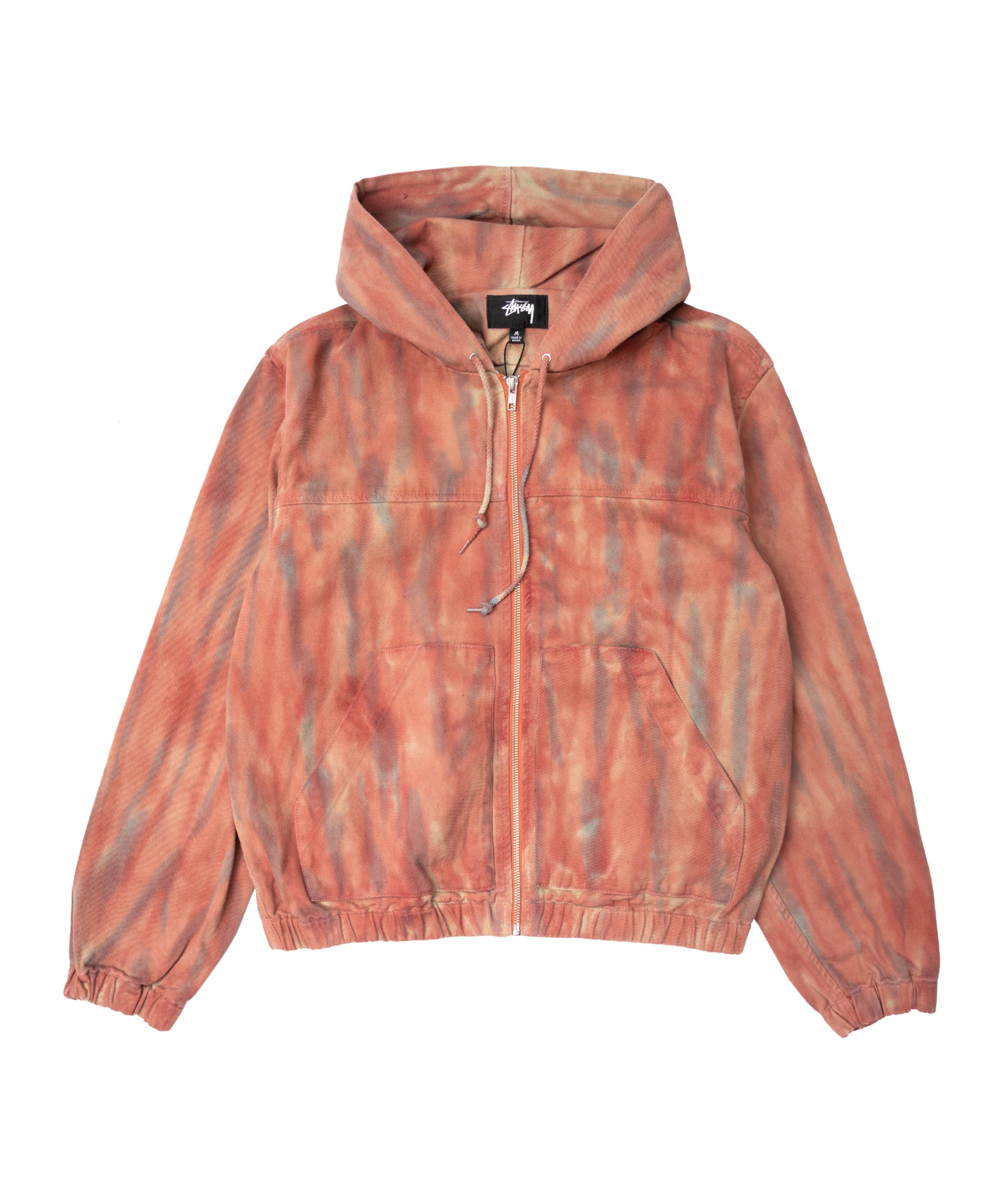 Stüssy Sweatjacke in Orange: Vorderseite