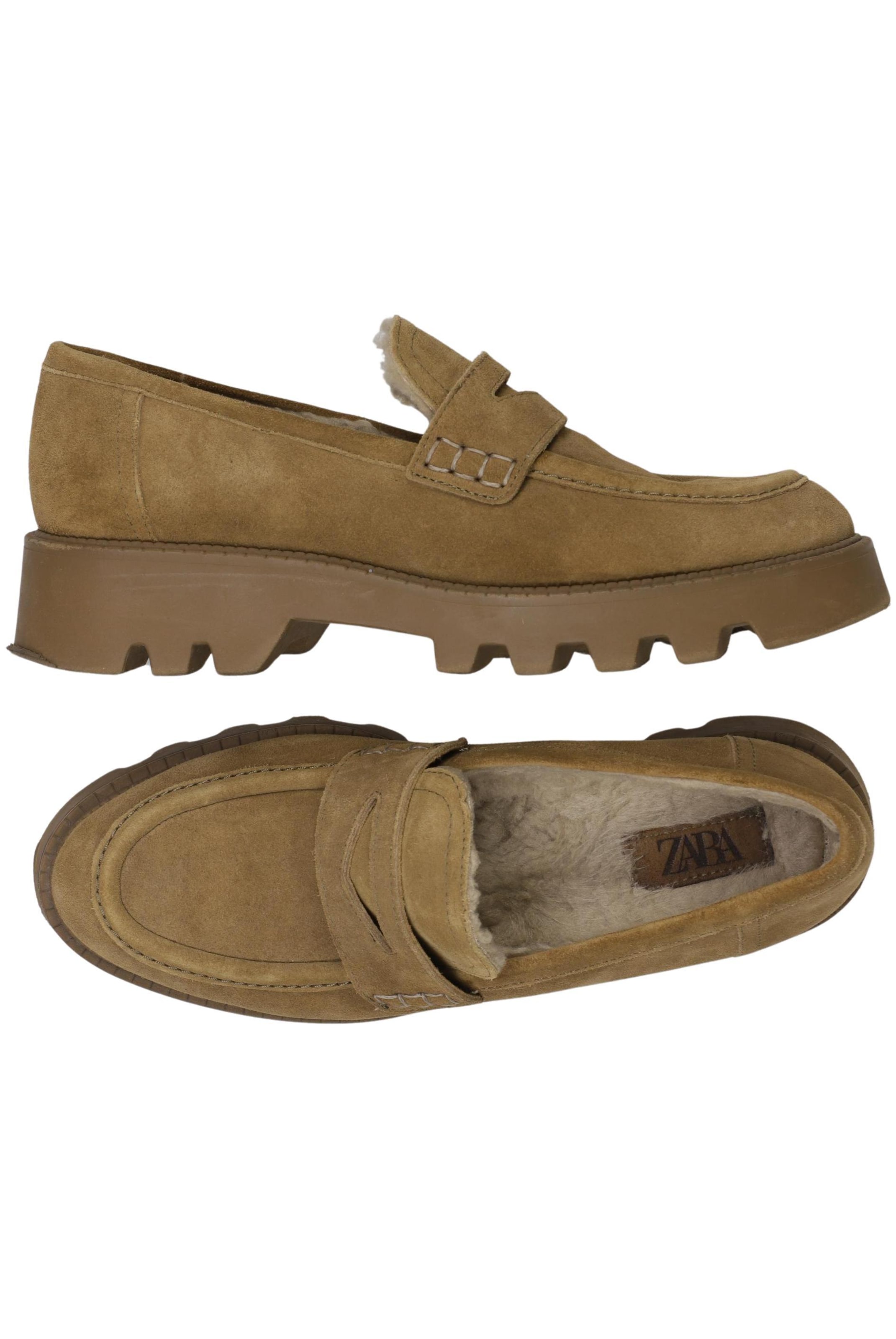 ZARA Flats & Loafers in 41 in Brown: front