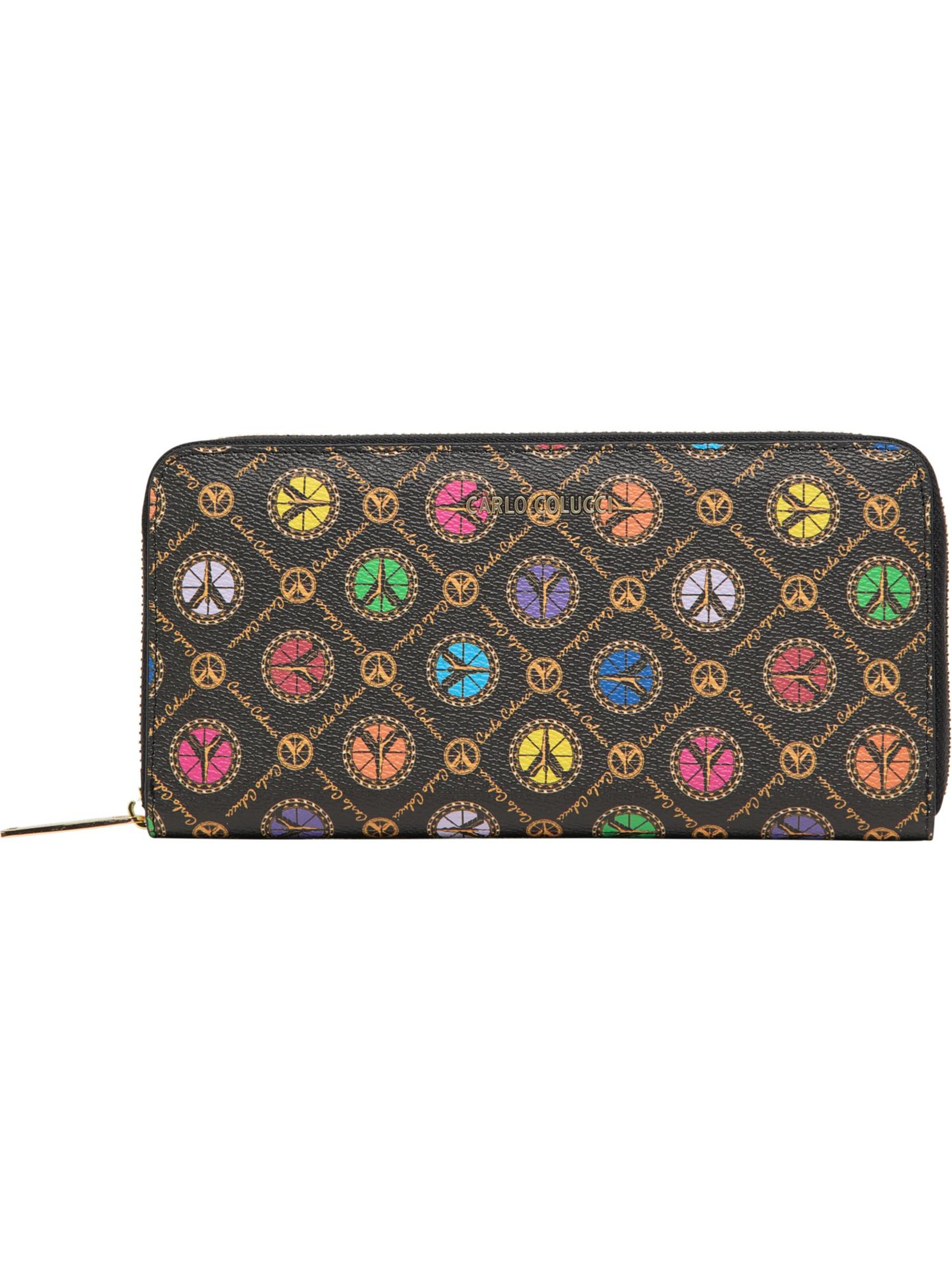 Carlo Colucci Portemonnaie in Braun: Vorderseite