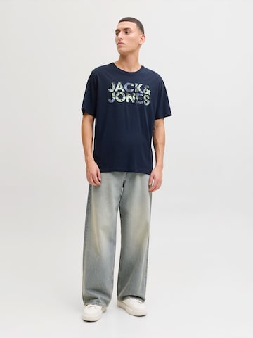 JACK & JONES Koszulka 'JJEJEFF' w kolorze niebieski