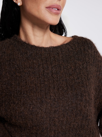 ABOUT YOU x Chiara Biasi Sweater 'Silva' in Brown