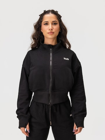 neverover Sportief sweatvest 'Novo' in Zwart: voorkant