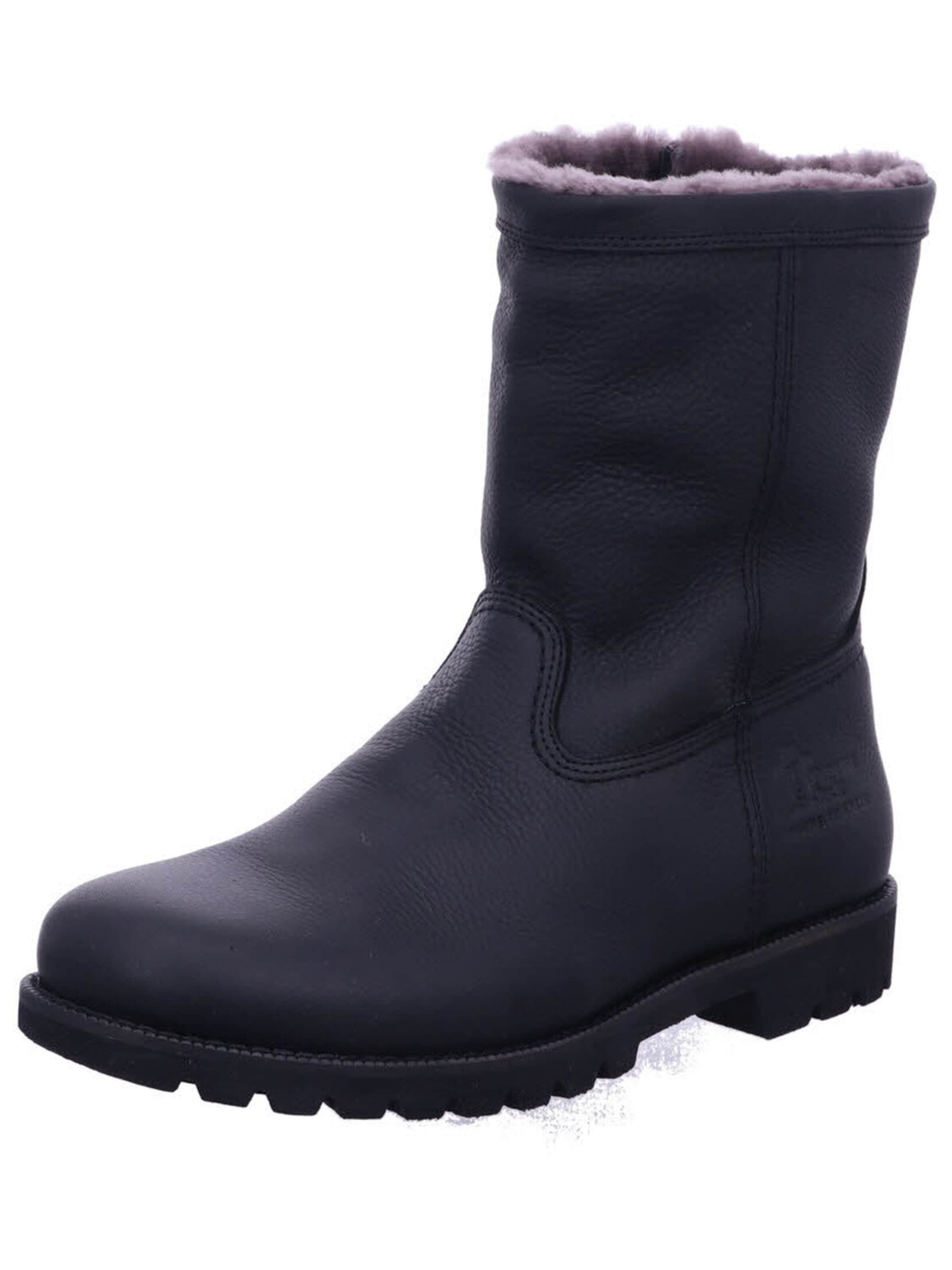 PANAMA JACK Boots 'Weitschaftstiefel Herren Fedro Igloo C3 Napa Echtleder in schwarz' in Black: front