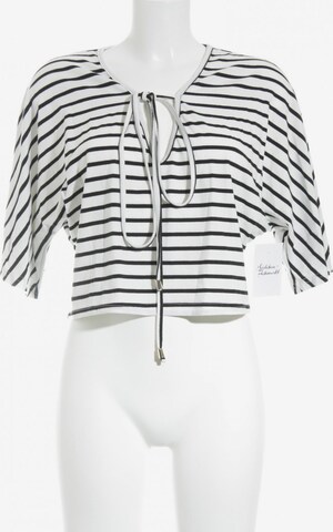 Sabo Cropped Shirt in S in White: front