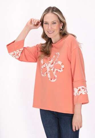 usha FESTIVAL Shirt in Oranje: voorkant