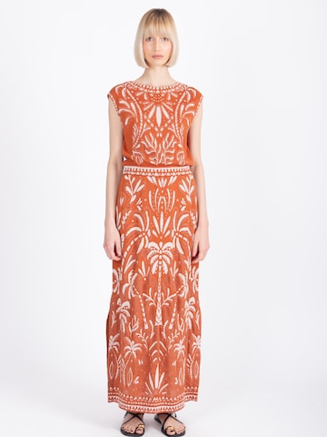 IVKO Strickkleid‌‌‌‌‌ in Braun: Vorderseite