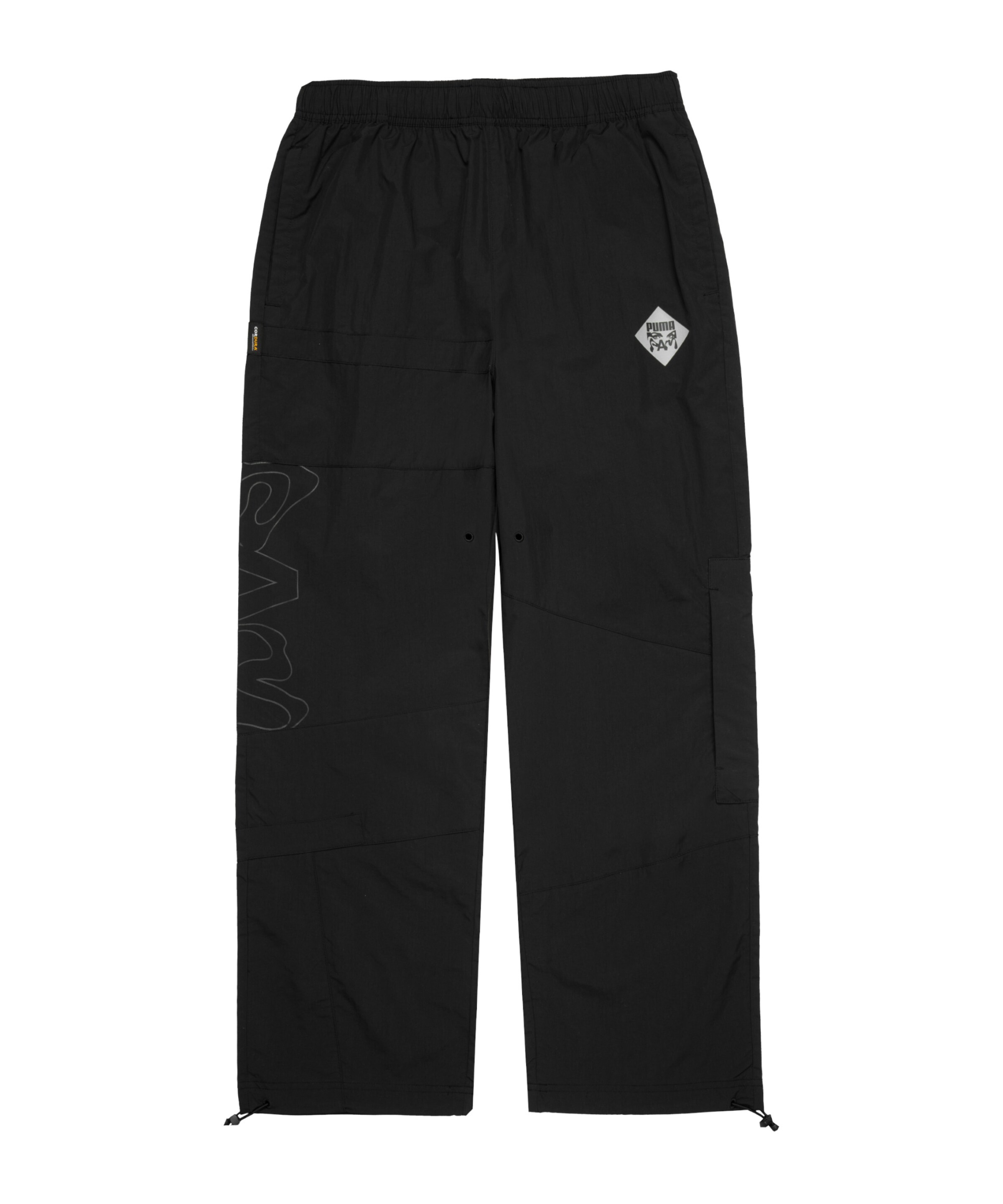 PUMA Regular Sporthose in Schwarz: Vorderseite