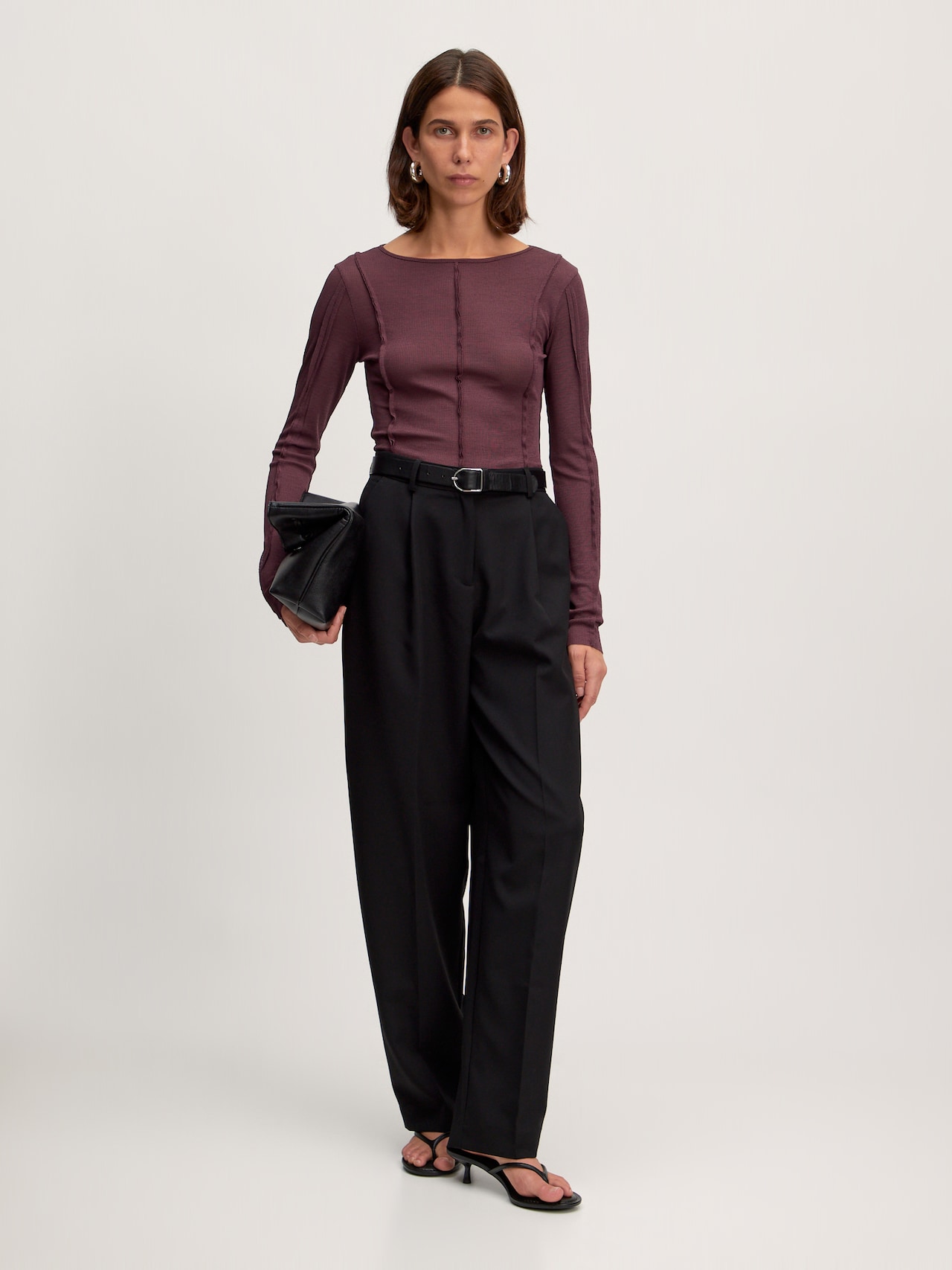 EDITED Produkte Shirt 'Halima' burgunder