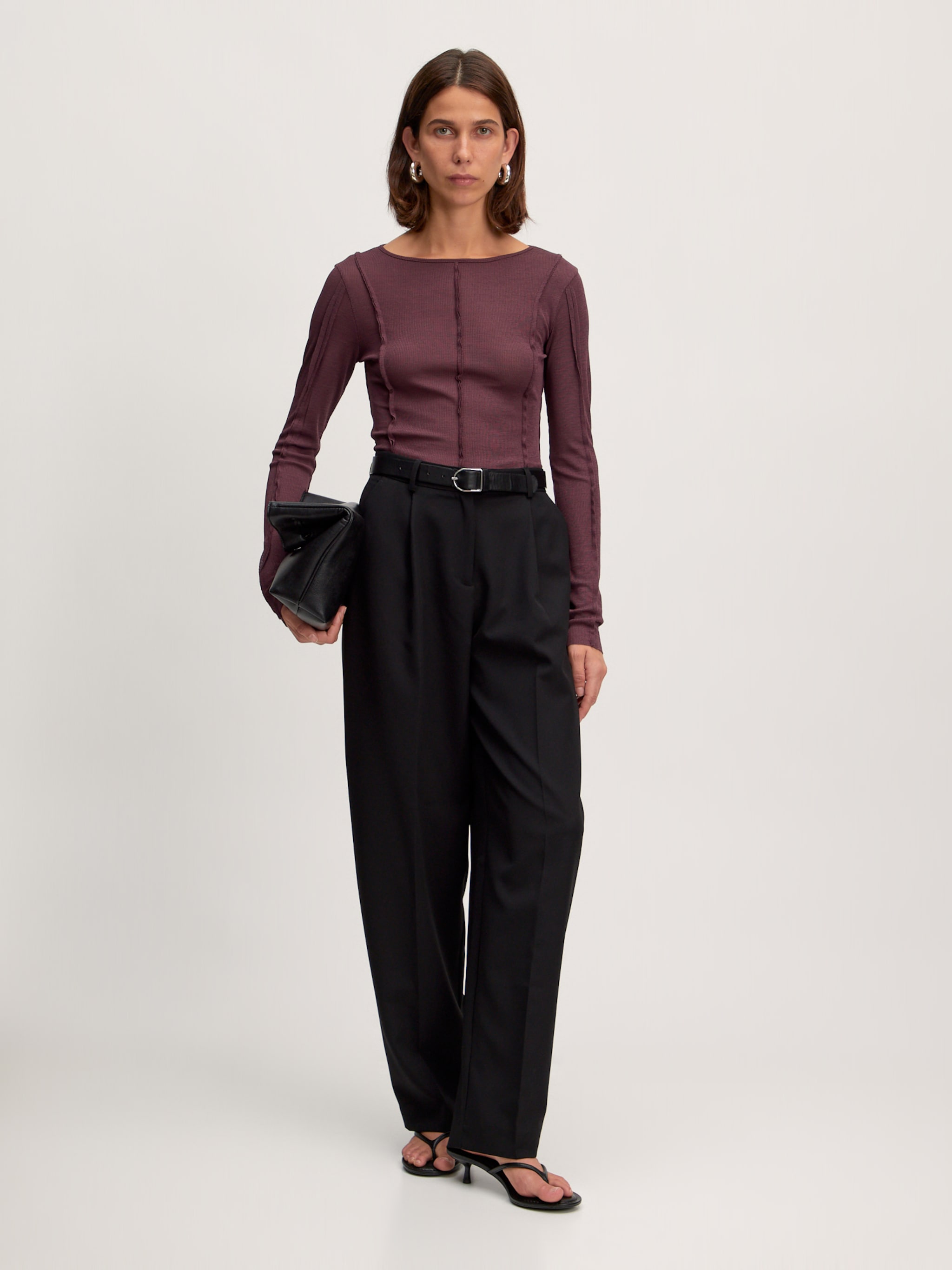 EDITED Produits T-shirt 'Halima' bourgogne