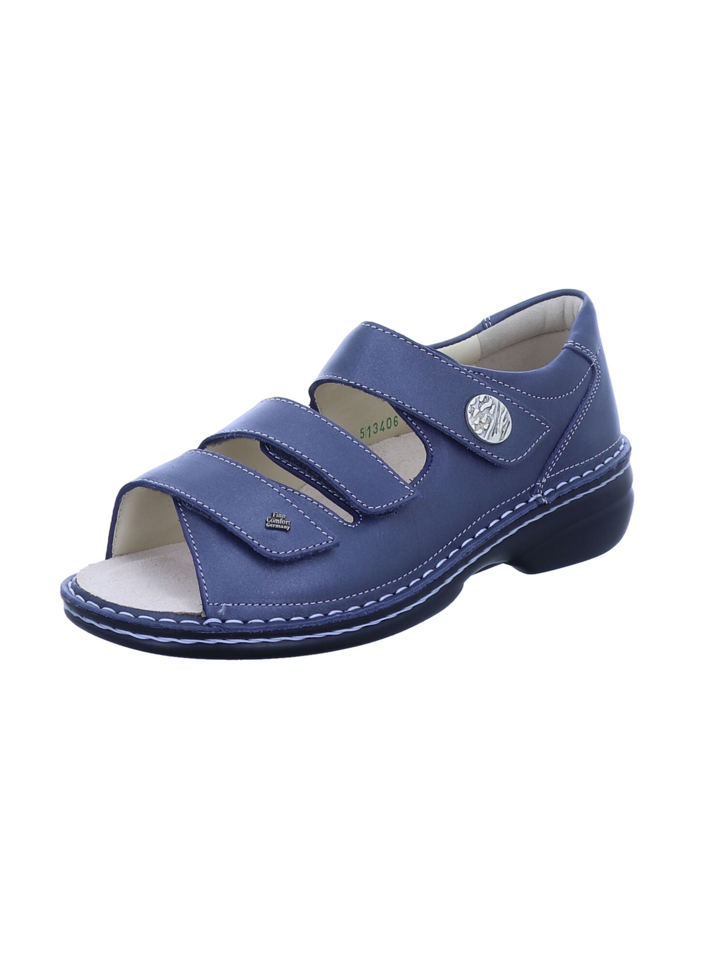 Finn Comfort Sandals 'Prophylaxe' in Blue: front